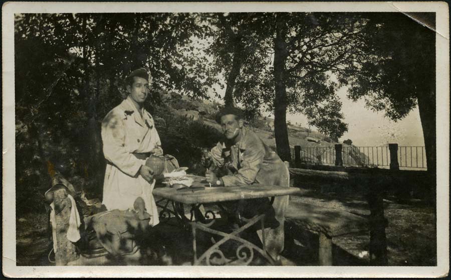 Natalio Abad e Antonio Villaverde no monte Aloia, 1928