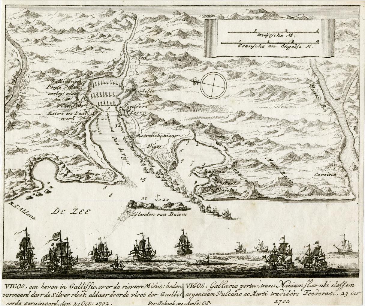 Vigos, Gallaecia portus. 1702