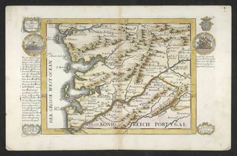 Die Süd-West Custe von Gallicien. Gabriel Bodenehr.1704