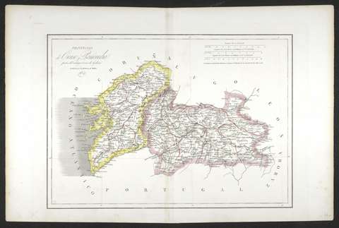 Provincias de Orense y Pontevedra: partes del antiguo reino de Galicia. Ramón Alabern Casas. 1847