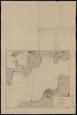 Plano del Puerto de Vigo. J. Cadenet.1923