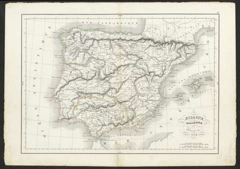 Espagne Ancienne. Delamarche, Charles-François. 1838