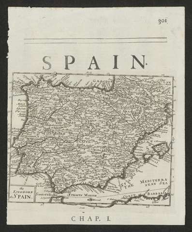 Spain: The kingdome of Spain. 17-?