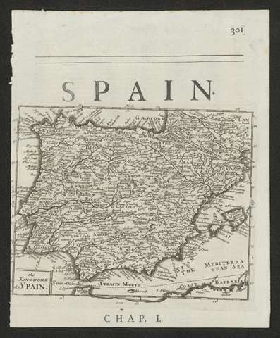 Spain: The kingdome of Spain. 17-?