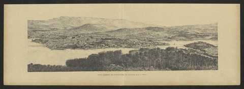 Vista General de Pontevedra. D. F. Prieto. 1889