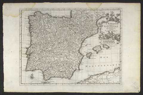L'Espagne Suivant les Nouvelles Observations de Messrs. de l'Acadmie Royale des Sciences. Pieter van der Aa. 1729