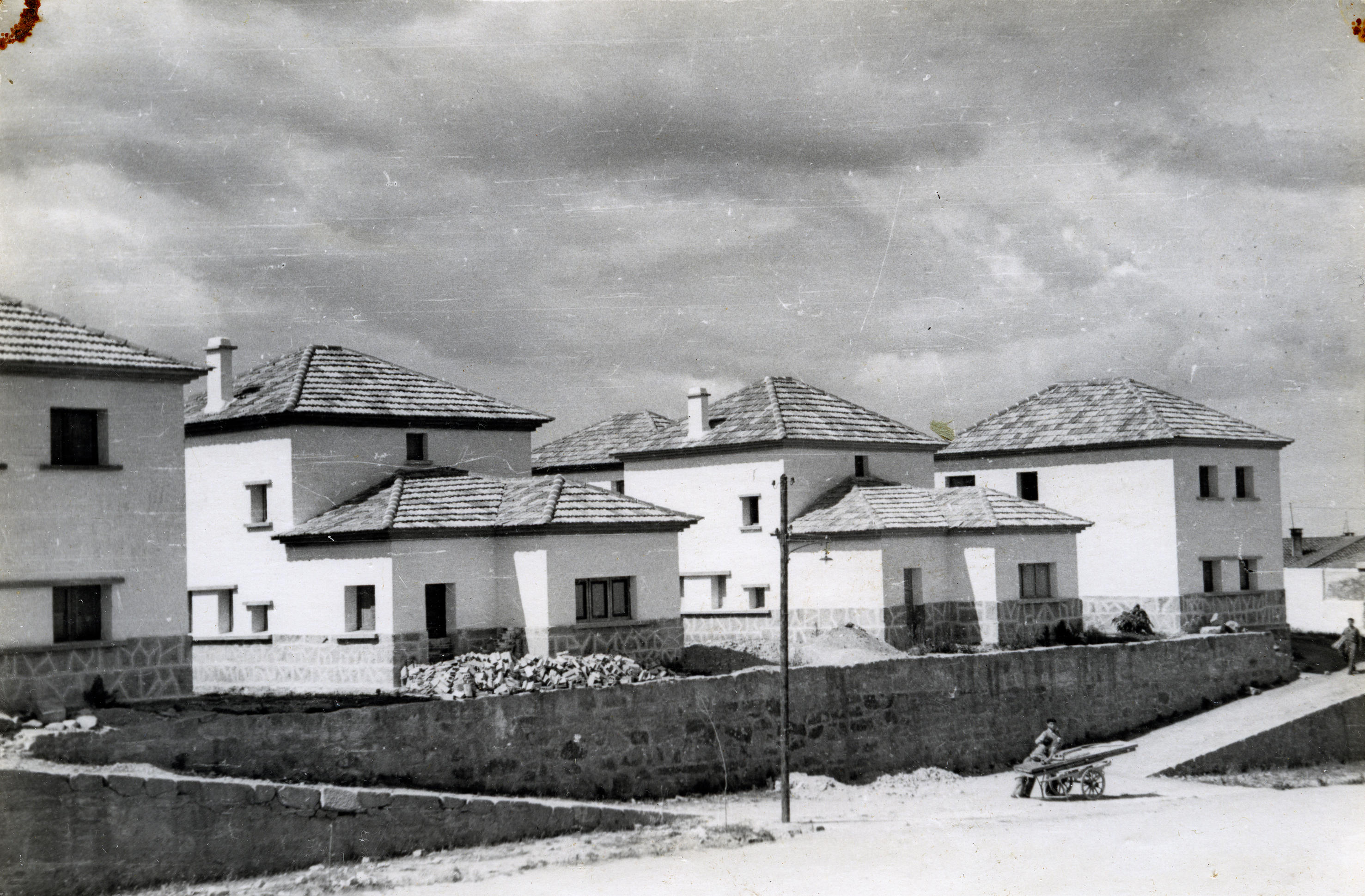 Casas acaroadas en Portonovo, 1953-54