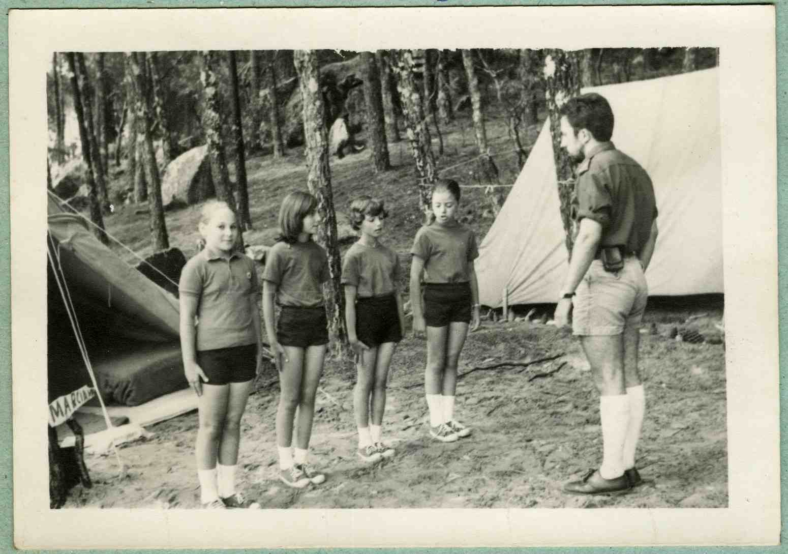 Campamento de verán na Lanzada, 1975
