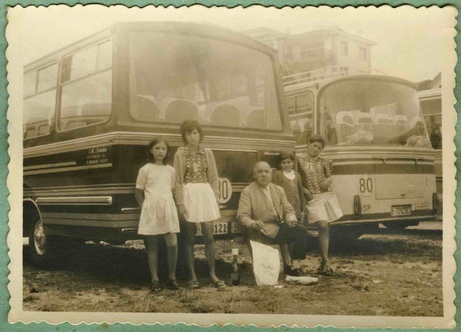 Viaxe dos alumnos do Fogar ó Festival dos Pirineos, 1971