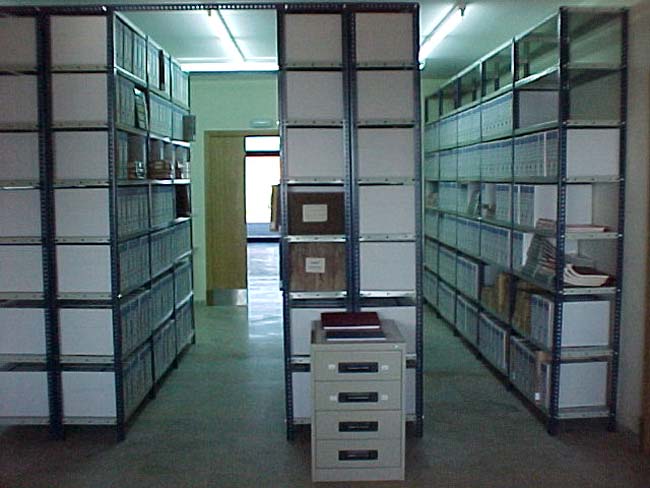 Resultado final do proceso de reorganización no novo local (2001)