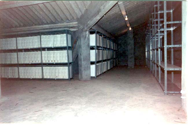 Resultado final do proceso de instalación no novo local (1991)