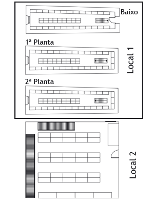 Plano Arquivo municipal de Baiona
