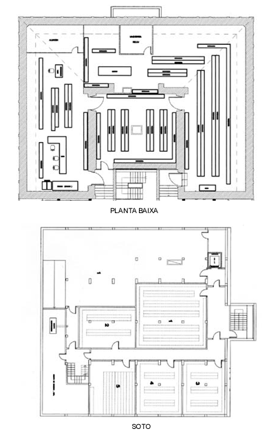 Plano Arquivo municipal de Vilagarcía de Arousa