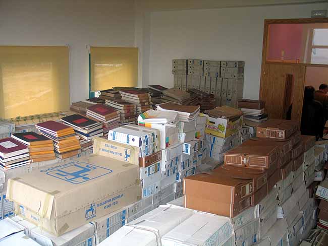 Proceso de traslado ó novo local e reorganización documental (2003-2004)
