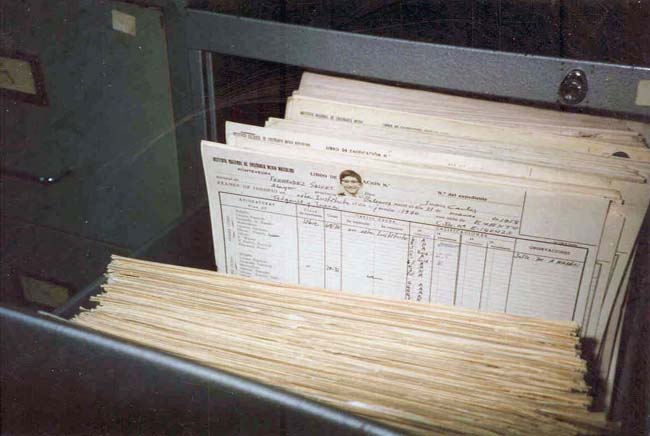 Fondos documentais conservados no arquivo