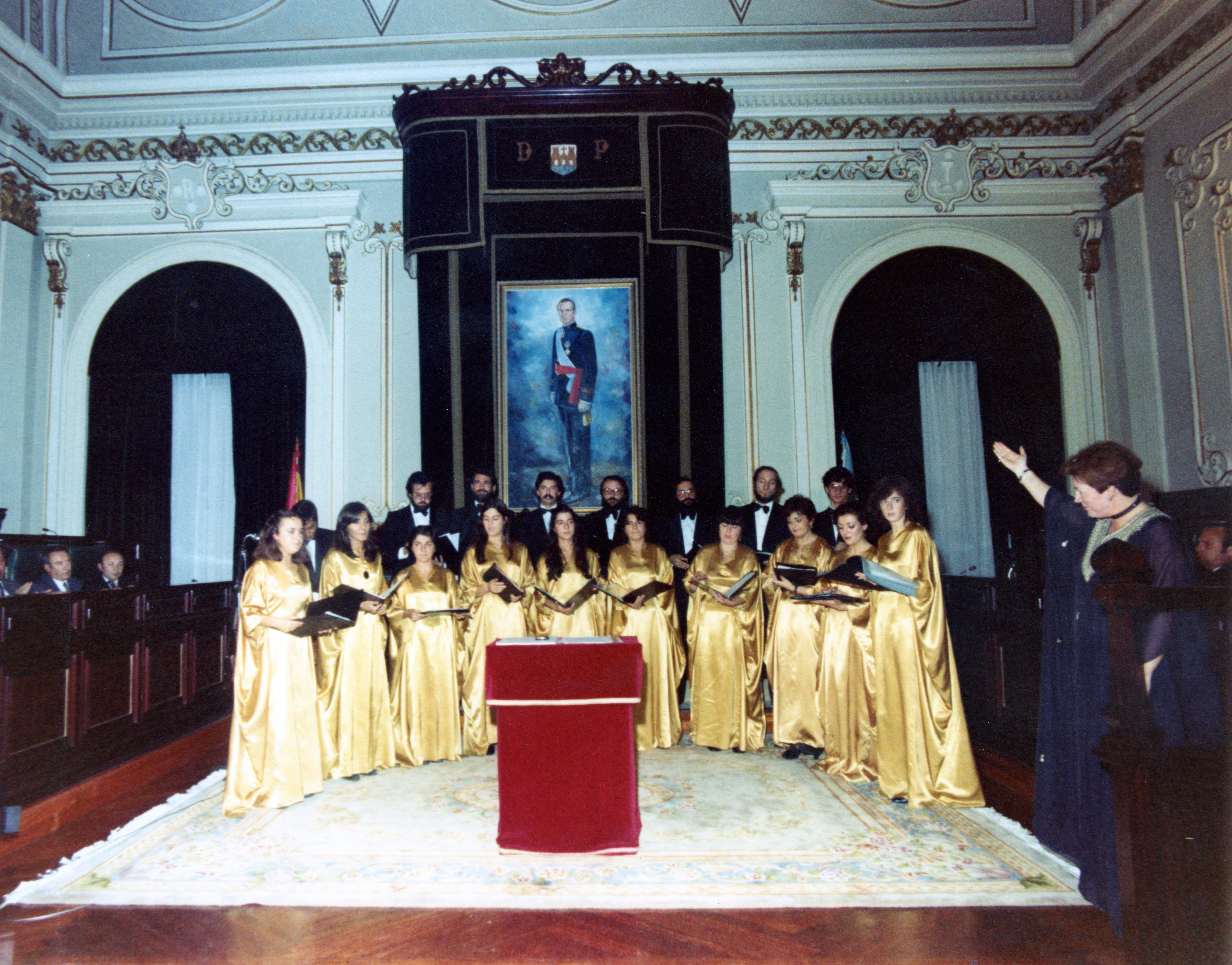 Concerto da coral Ars Musicae no Pazo provincial (1982)