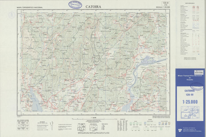 Mapas topográficos nacionais