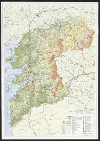 Mapa turístico de la provincia de Pontevedra. Patronato de Turismo Rías Baixas. 2ª mitad s. XX