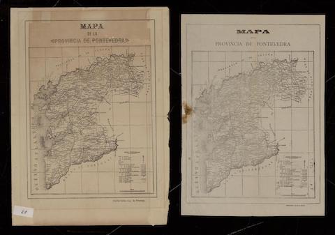 Mapa de la Provincia de Pontevedra