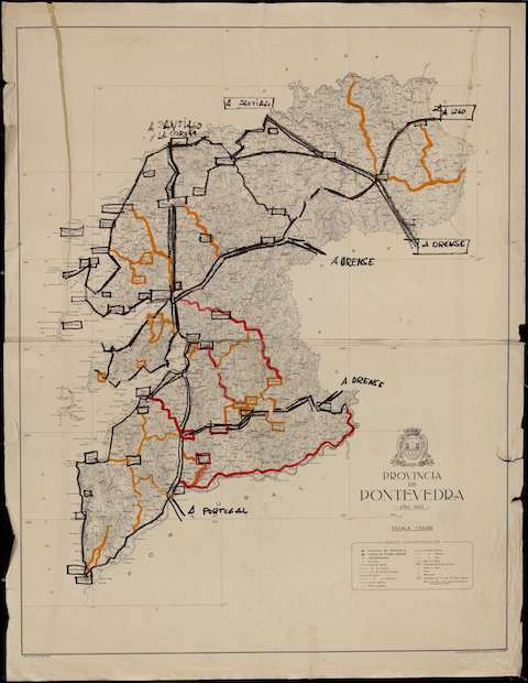 Provincia de Pontevedra.1961